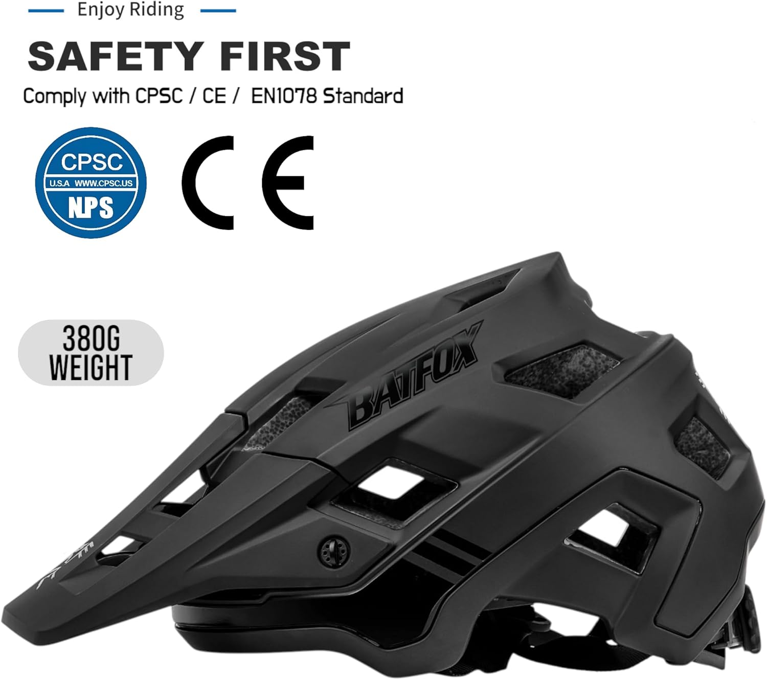 Bike Helmet,Mountain Bike Helmet Helmets for Men Women Adults Youth - Image 2
