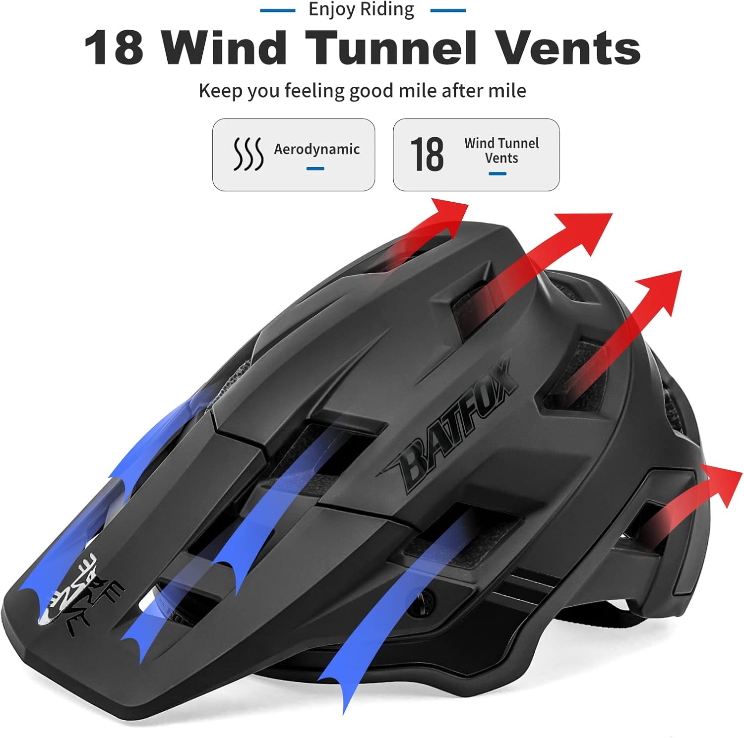 Bike Helmet,Mountain Bike Helmet Helmets for Men Women Adults Youth - Image 7
