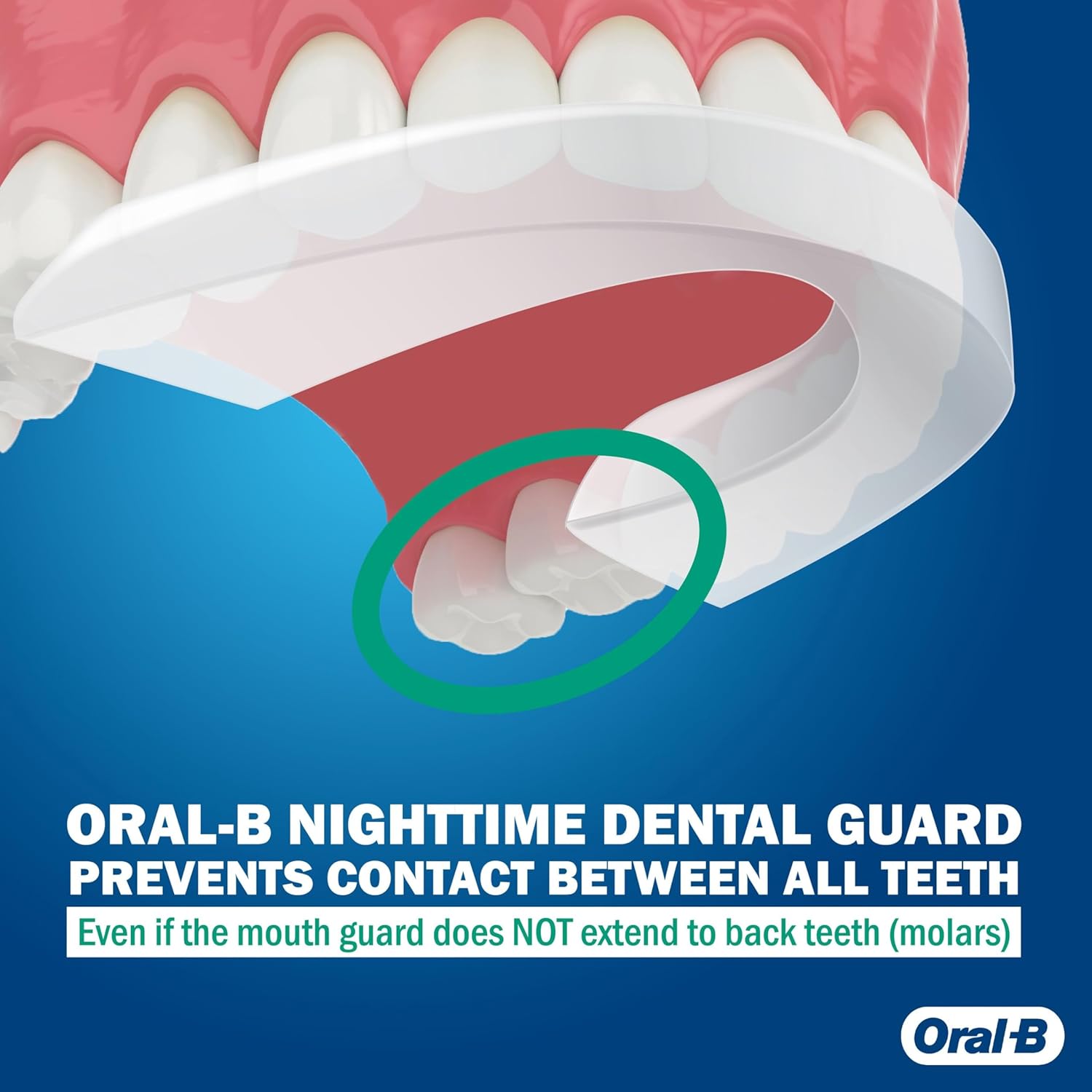 Oral-B Mouth Guard for Grinding Teeth at Night - Nighttime Dental Guard – Moldable Night Guard with Scope Mint Flavor – Less Than 3-Minutes for Custom Teeth Protection - Image 4